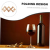 Wooden Diamond-Shaped Wine Rack - Mega Cart
